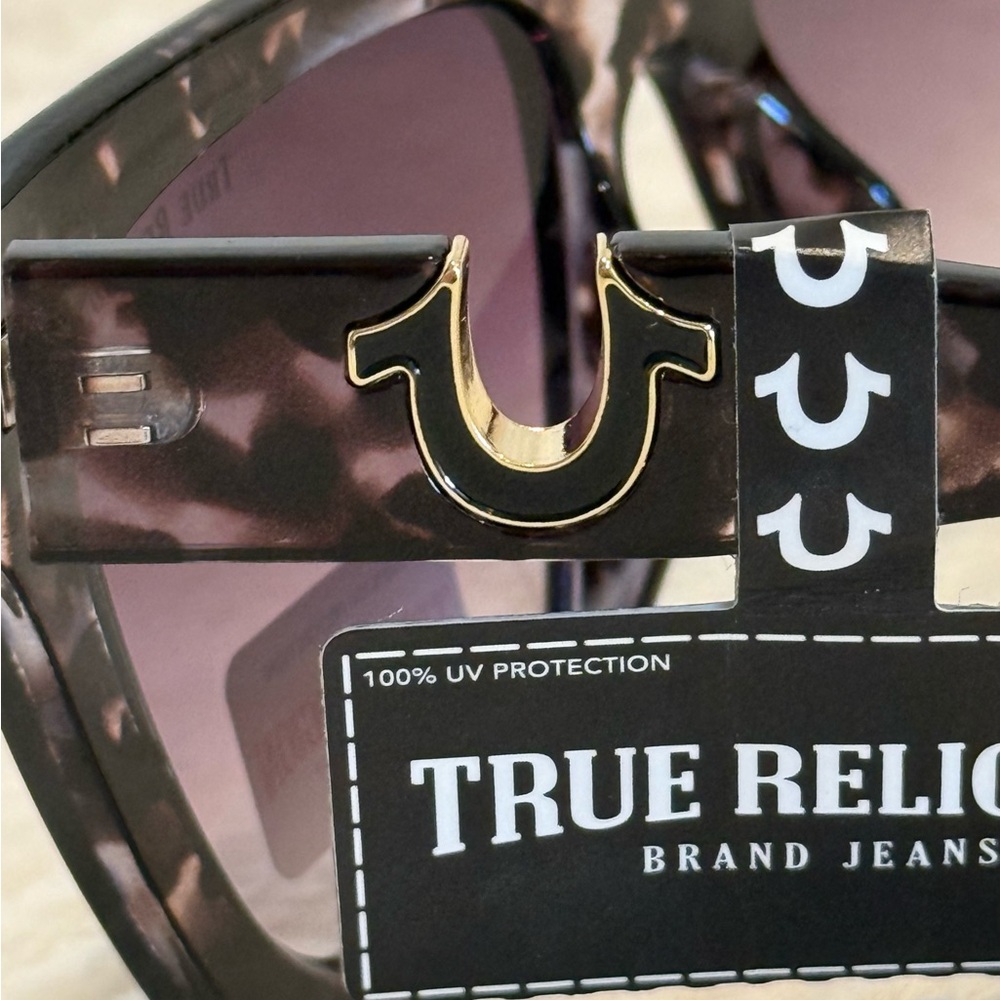 True Religion Marble Pattern Gradient Sunglasses … - image 6